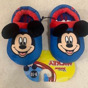 Mickey Mouse slippers (9-10 toddler)